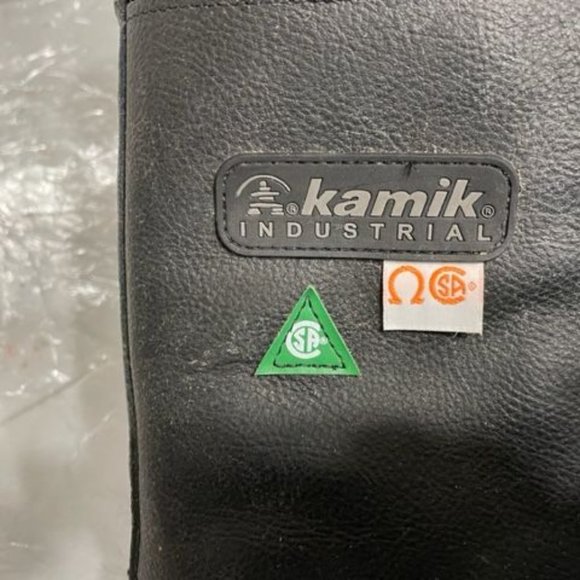 KAMIK Industrial Safety Toe Insulated Waterproof Black Work Boots Size 10 main image 6